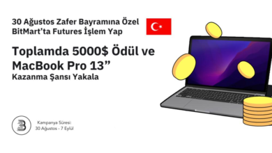 BitMart’ta Futures İşlem Yap, 5000$ Paylaş ve MacBook Pro 13” Kazanma Şansı Yakala!