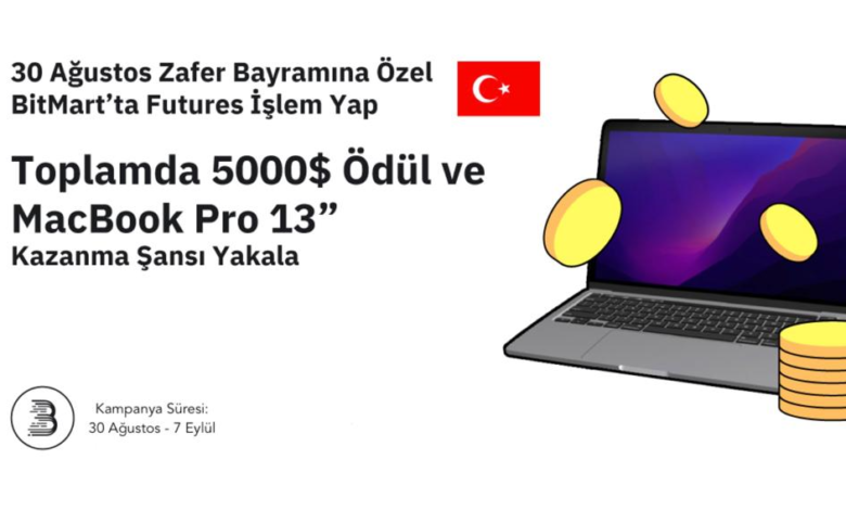 BitMart’ta Futures İşlem Yap, 5000$ Paylaş ve MacBook Pro 13” Kazanma Şansı Yakala!