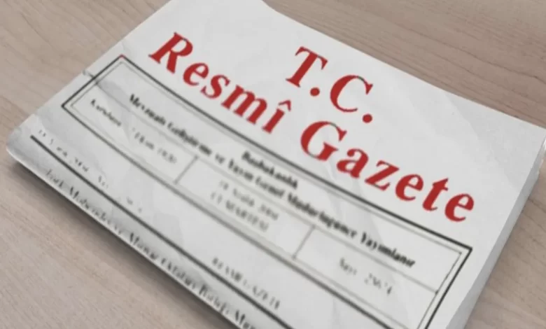 13.08.2023 tarihli Resmi Gazete yayımlandı