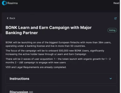 Revolut and BONK's Learn and Earn Campaign Details