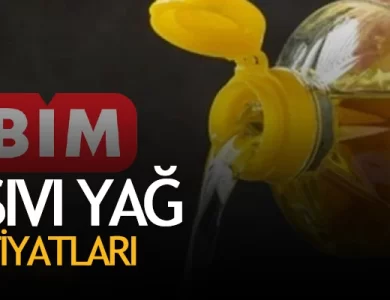 BİM Sıvı Yağ Fiyatları